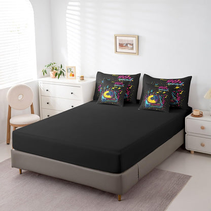 Erosebridal Chemical Equation Bed in a Bag Queen Comforter Set 7 Piece,Chemistry Bedding Sets Science Students Learning Gift Sheet Set with Comforter,Molecular Formula Education Bed Set - Colors B