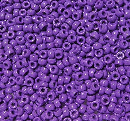 JOLLY STORE Crafts - Mini Pony Beads, Easy-to-Use Reusable Jewelry-Making/Bracelet Beads for Art, Craft Decorations & More, 6.5 x 4mm Beads, Crafted in The USA, Opaque Grey, 1000 pcs (Pack of 1)