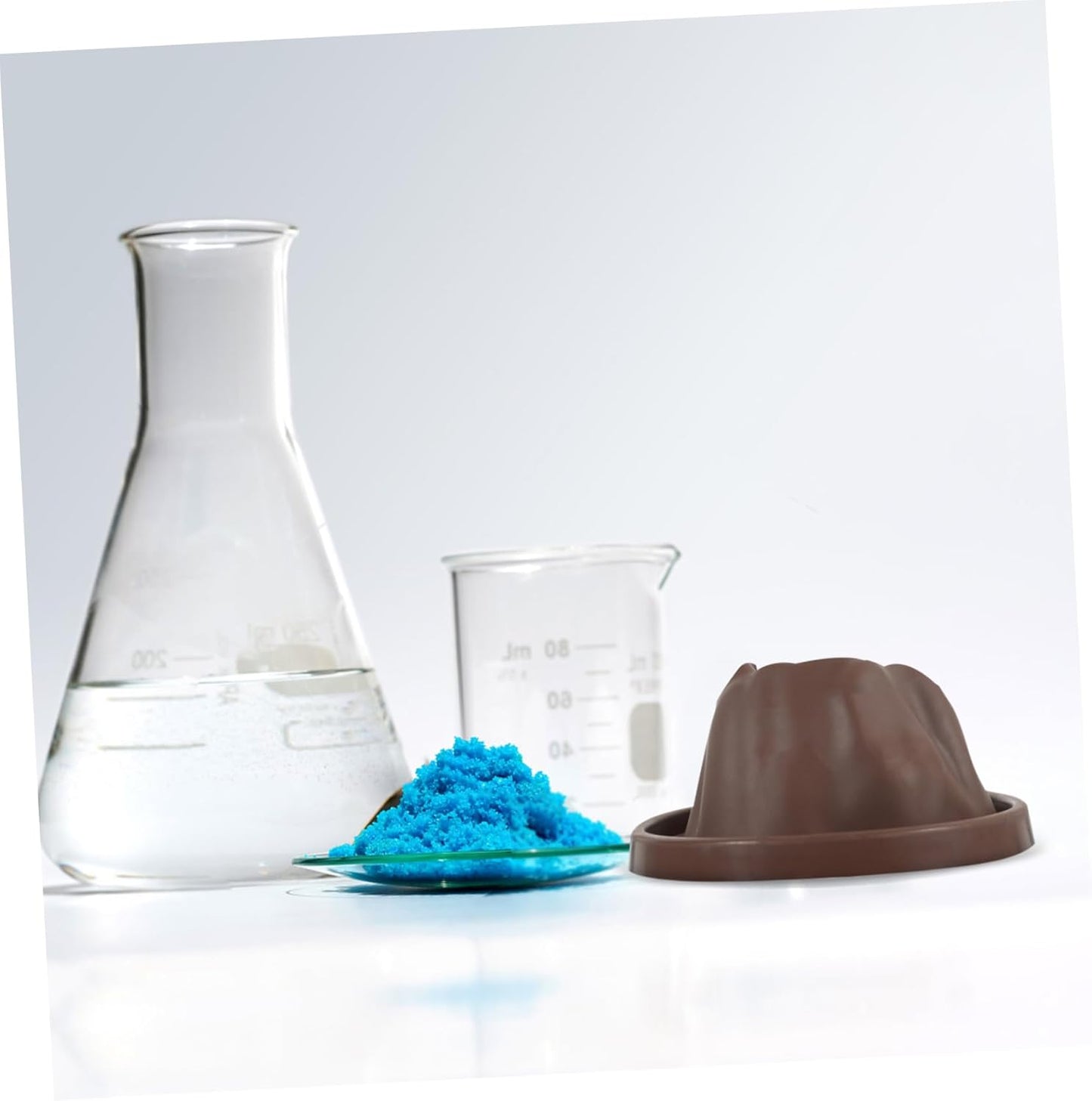 6pcs Volcanic Model Shell DIY Science Kit Plastic Volcanic Stand Eruption Simulation Educational for Interactive