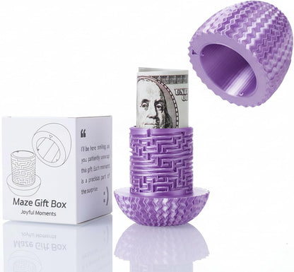 2026 Creative Gift Box: Easter Egg Mystery Puzzle with Hidden Compartment, Reusable Brain Teaser Game for Adults & Kids, Money Gift Ideas for Birthday Christmas Party Celebration