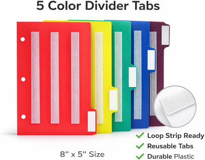 Smile4autism Large 2.5x10 ¼” Tools Perfect to Keep Your Loose Visual Picture Cards Organized. Autism, ABA, ADHD, Language & Apraxia Aspergers