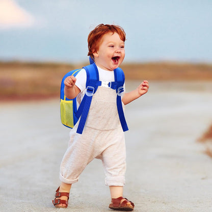 Accmor Toddler Backpack Leash with Anti Lost Wrist Link, Cute Dinosaur Kids Backpacks for Boys Aged 1-3, Mini Baby Bag Tether Walking Harness Wristband Keep Child Close Rope Rein for Travel Outdoor