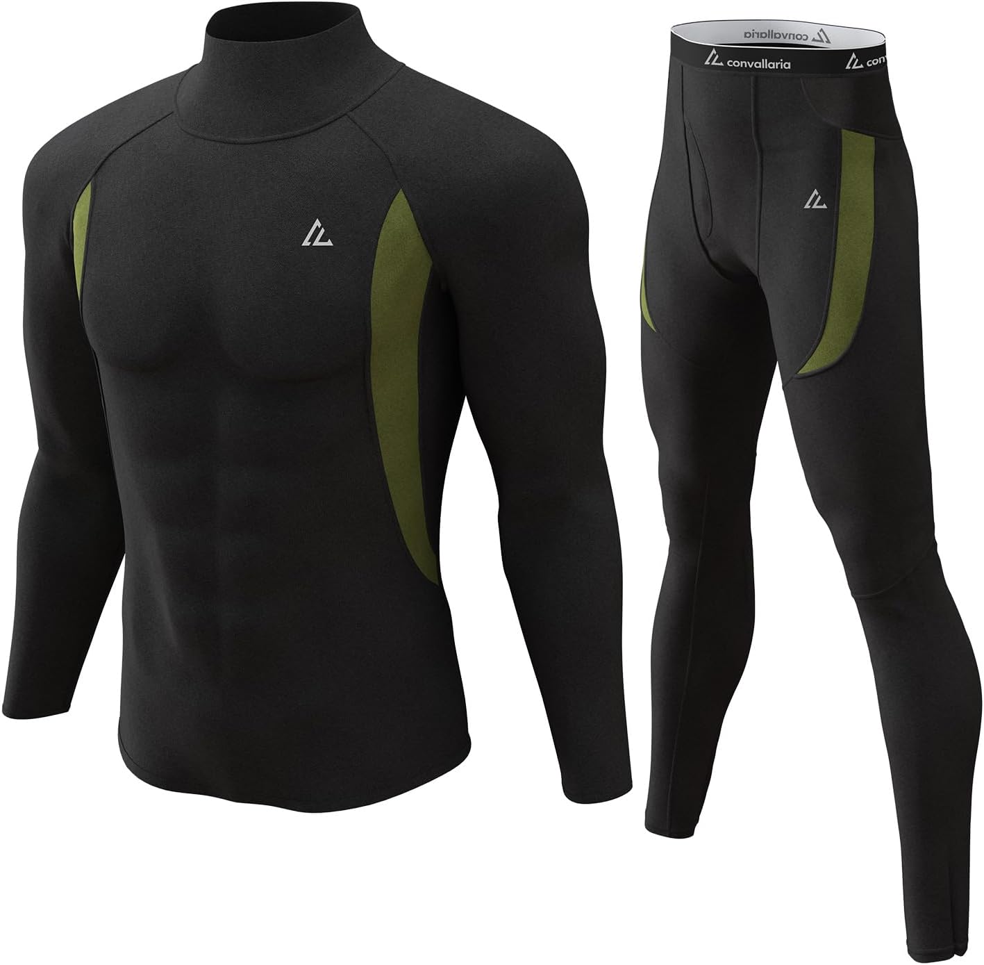 CL convallaria Thermal Underwear Long Johns Set Mens Winter Gift Hunting Gear Sport Base Layer Bottom Top - Colors B