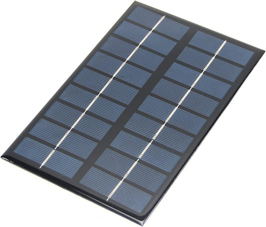 Fielect Mini Solar Panels 9V 3W Small Solar Panel Charger Polysilicon Solar Epoxy Cell Charger DIY Solar System Kit, 195x125mm