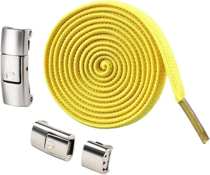 Press Lock Shoelaces Without Ties Elastic Laces Sneaker Widened Flat No Tie Shoe Kids Adult Shoelace For Shoes