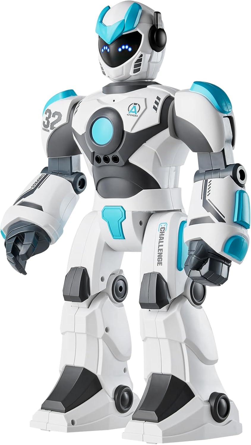 VEVOR RC Robot Toys for Kids, Gesture Sensing Programmable Remote Control Smart Robot, Interactive Walking Singing Dancing Robot for Age 3+ Year Old Boys Girls Birthday Gift Present