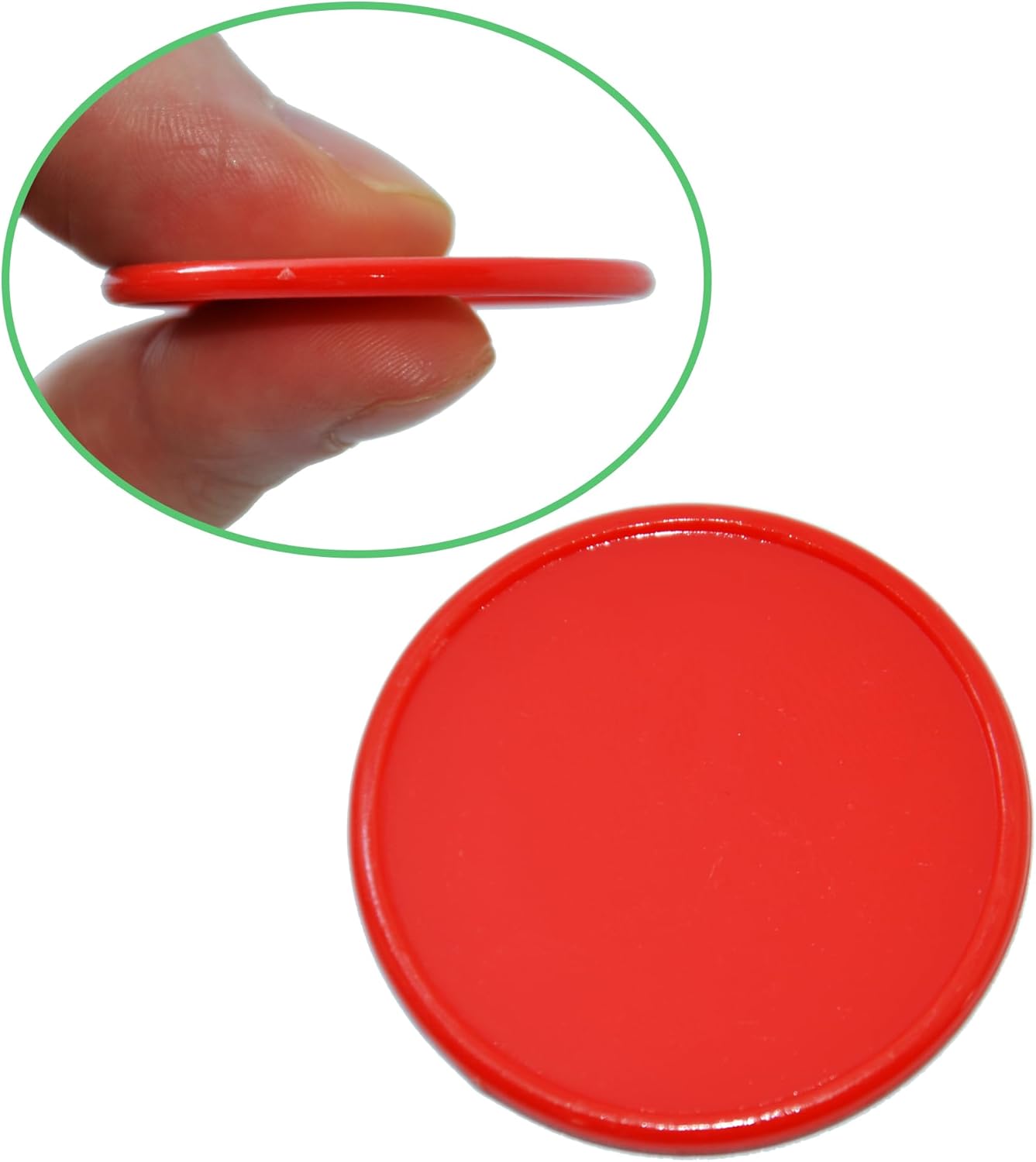 Smartdealspro 1 1/2 Inch 37mm 10 Colors Opaque Plastic Poker Chips Counting Discs Markers Counters with Box for Casino Card Games Math Learning