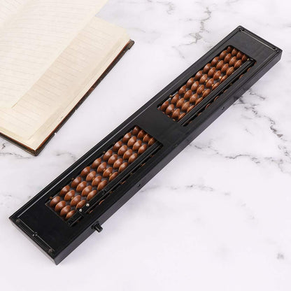 Portable Chinese 23 Digits Column Abacus Arithmetic Soroban Calculating Counting, as the picture shows