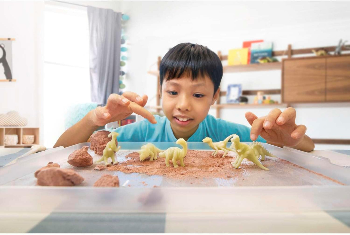 Rhode Island Novelty KidzLabs Dig A Glow Dinosaur Excavation Kit, Assorted Styles, 1 Piece