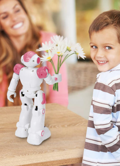 KingsDragon RC Robot Toys for Kids, Gesture & Sensing Programmable Remote Control Smart Robot for Age 3 4 5 6 7 8 Year Old Boys Girls Birthday Gift Present