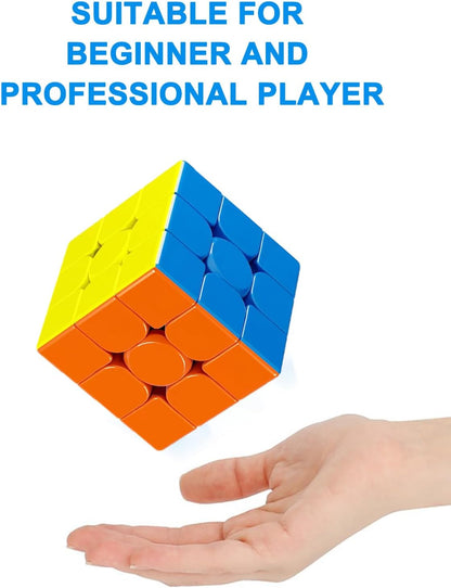 CFMOUR 20 Pack 3x3 Speed Cube Set - Stickerless Magic Cubes Bundle 3x3x3- Fast Turning Birthday Party Easter Valentines Day Gifts Puzzle Game Brain Toy for Kids and Adult