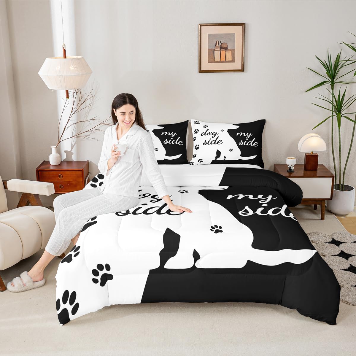 Castle Fairy Drum Kit Comforter Set,Musical Instruments Bedding Set for Kids Girls Women,Adults Rock Music Comforter,Neon Lighting Quilted Duvet Set Bedroom Collection Twin Size 2Pcs