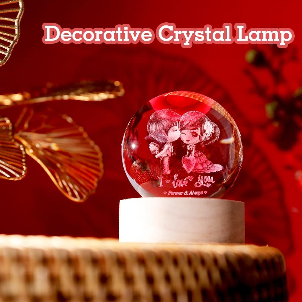 3D Solar System Crystal Ball Space Lover Model Themed Gifts 3D Planets Glass Ball 60mm Decorative Sphere Decor Astronomy Birthday Gift