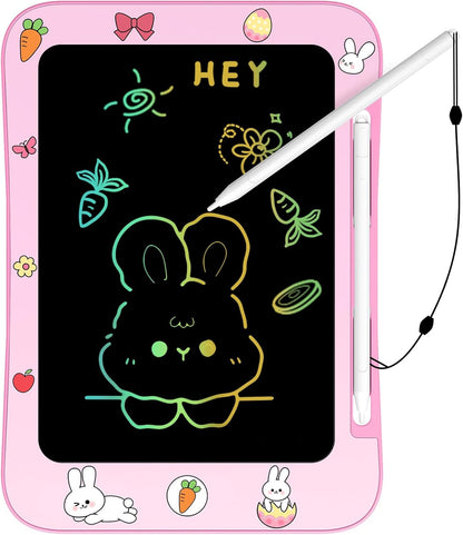 Genialba LCD Writing Tablet for Kids, Colorful Screen Drawing Board for 3-7 Year Old Boys & Girls - Educational Toys for Birthday & Christmas (Penguin)