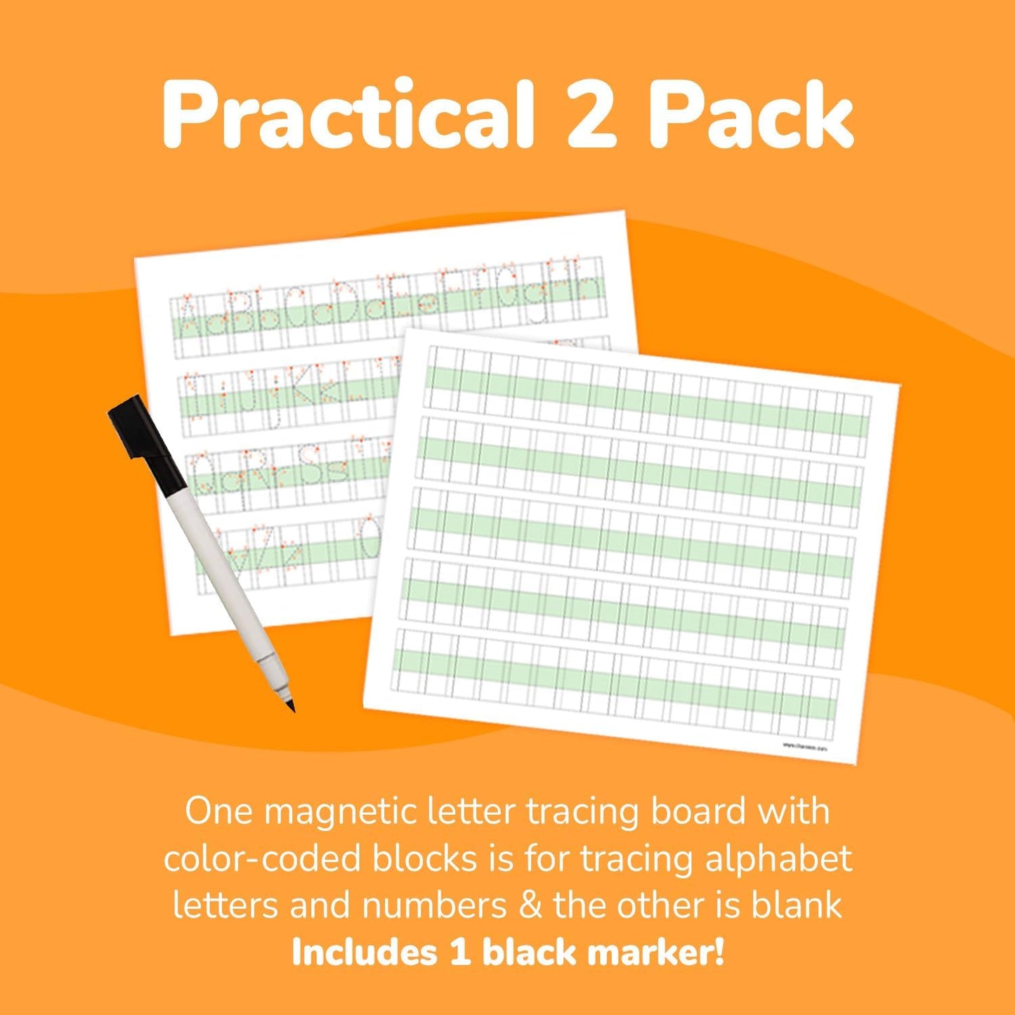 Dry Erase Number & Alphabet Flashcards for Kids Ages 3-5, 10 Numbers & 26 Visual ABC Flash Cards, Homeschool Learning Supplies, Summer School & After School Teaching Supplies for Handwriting Practice
