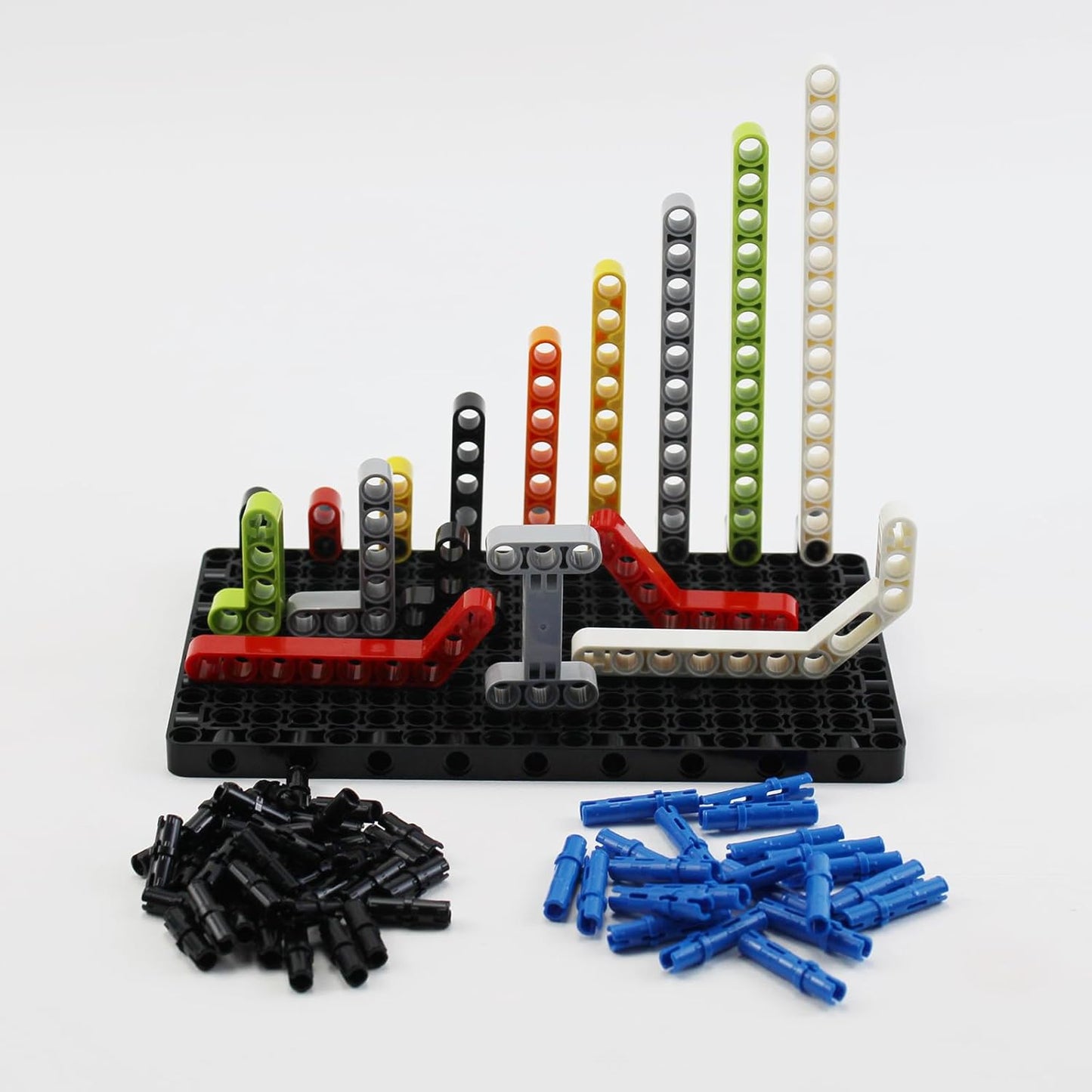 1533 PCS Technical Parts Building Block Accessories Vehicles Gears Cross Axles Wheels Connector Pieces Set Chain Link Pin Joint Shock Absorber MOC Toys