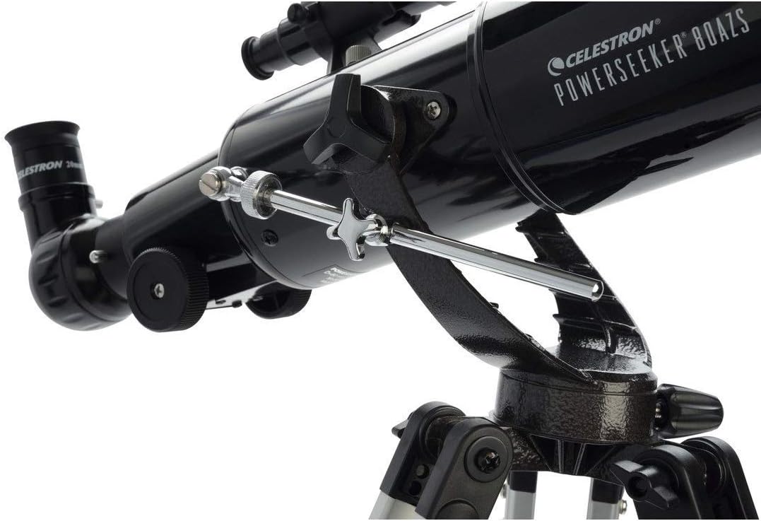 Celestron - PowerSeeker 50AZ Telescope - Manual Alt-Azimuth Telescope for Beginners - Compact and Portable - Bonus Astronomy Software Package - 50mm Aperture