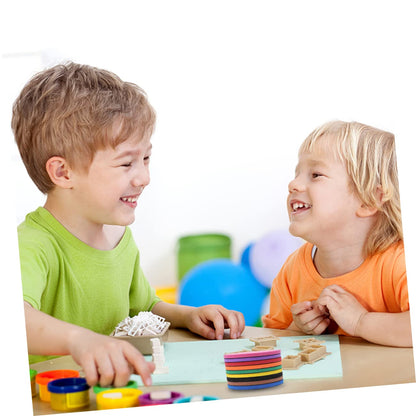 NUOBESTY 2sets Magnetic Fraction Circles Math Supplies for Boys and Girls Toy Homeschool