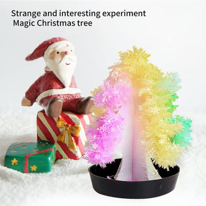 Kikumi Crystal Growing Christmas Tree, DIY Crystal Growing Kit for Scientific Experiment Kit, Scientist Toy
