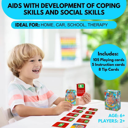 Thought-Spot Mad Smartz Anger Management & Social Skills Game for Kids & Teens | Impulse Control & CBT Tool for Emotional Regulation | for Home, School, or Therapy | Autism & ADHD Must-Have