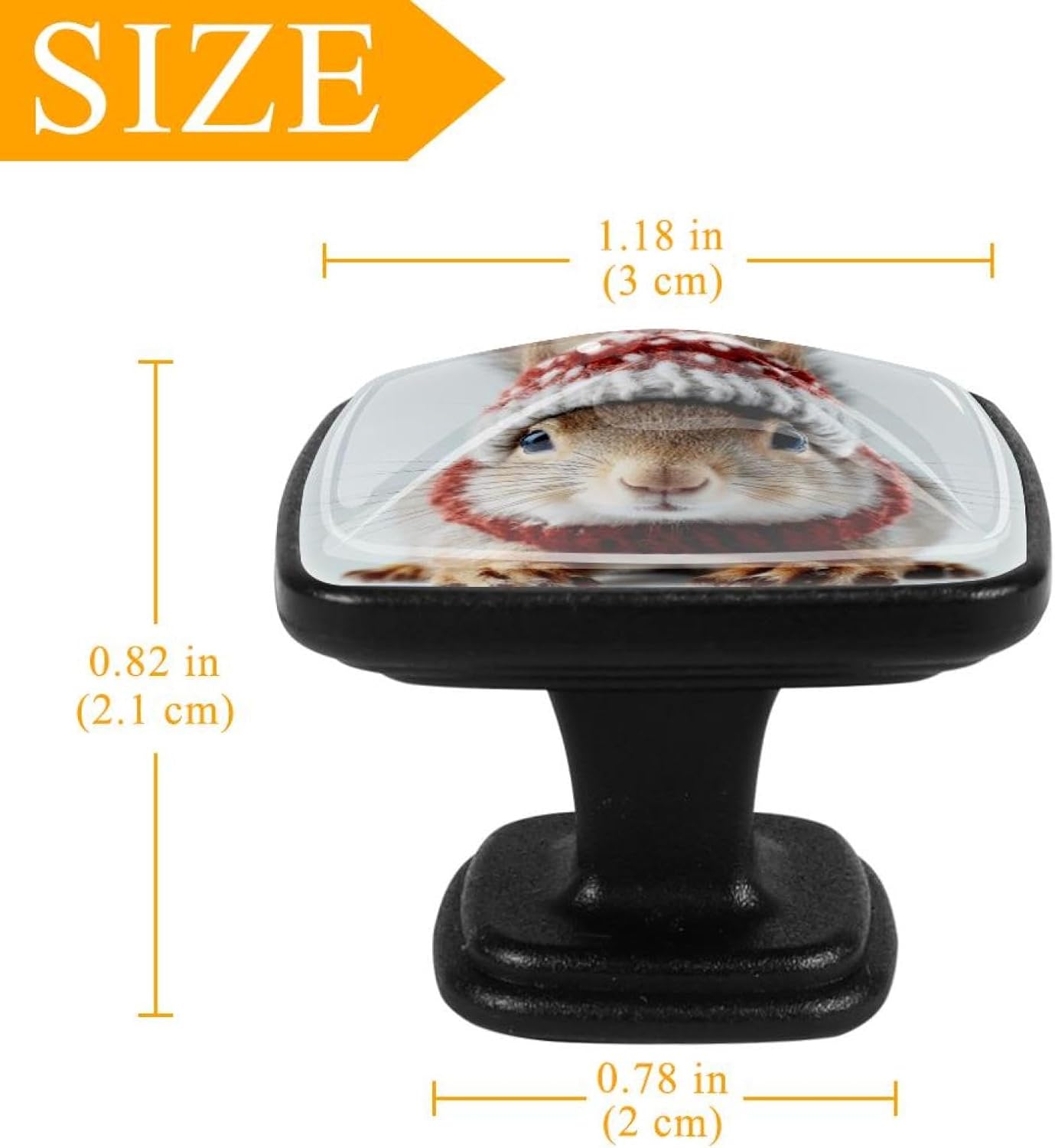 4 Pack Cabinet Knobs Drawer Pulls, 30mm Round ABS Glass Drawer Hardware Growing Butterfly Cabinet Handles with Screws for Dressers Kitchens Cupboard