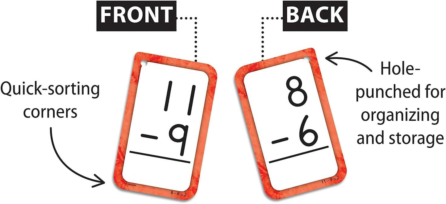 Teacher Created Resources Subtraction 0–12 Flash Cards (EP62034)