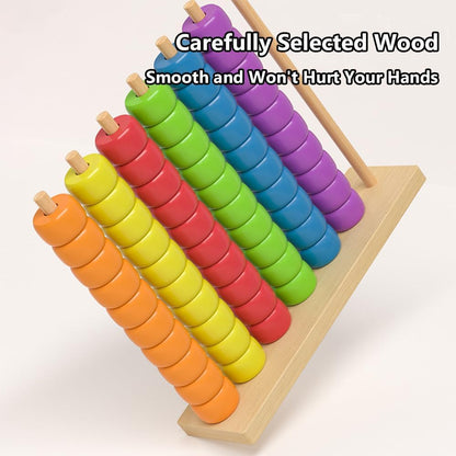 Color Matching Stacking Puzzle Game, Fast Pattern Challenge Ring Stack Puzzle for 2 Players, Competitive Tabletop Puzzle Game Set Including Shelves and Rings (1pcs)