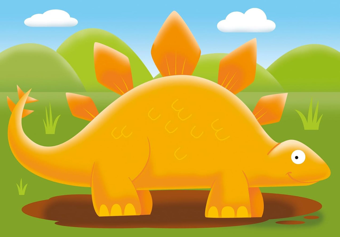 Ravensburger My First Puzzle: Jolly Dinos (2: 3: 4 & 5 Piece) Jigsaw Puzzle for Kids - Every Piece is Unique, Pieces Fit Together Perfectly
