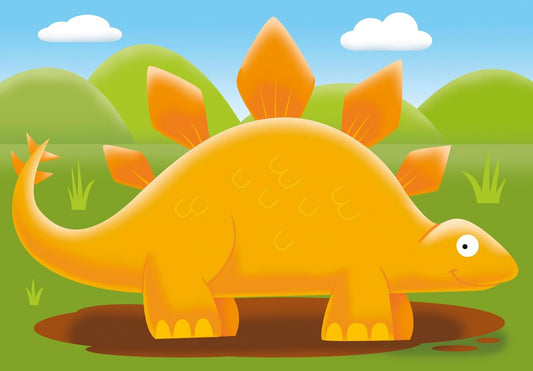Ravensburger My First Puzzle: Jolly Dinos (2: 3: 4 & 5 Piece) Jigsaw Puzzle for Kids - Every Piece is Unique, Pieces Fit Together Perfectly