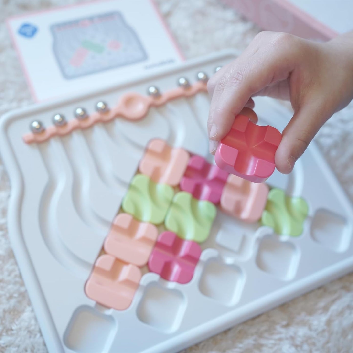 nunukids Marble Circuit Puzzle - Exciting Maze Game Toy for Kids, Fun Brain Teasers for Kids 6 Years and Above