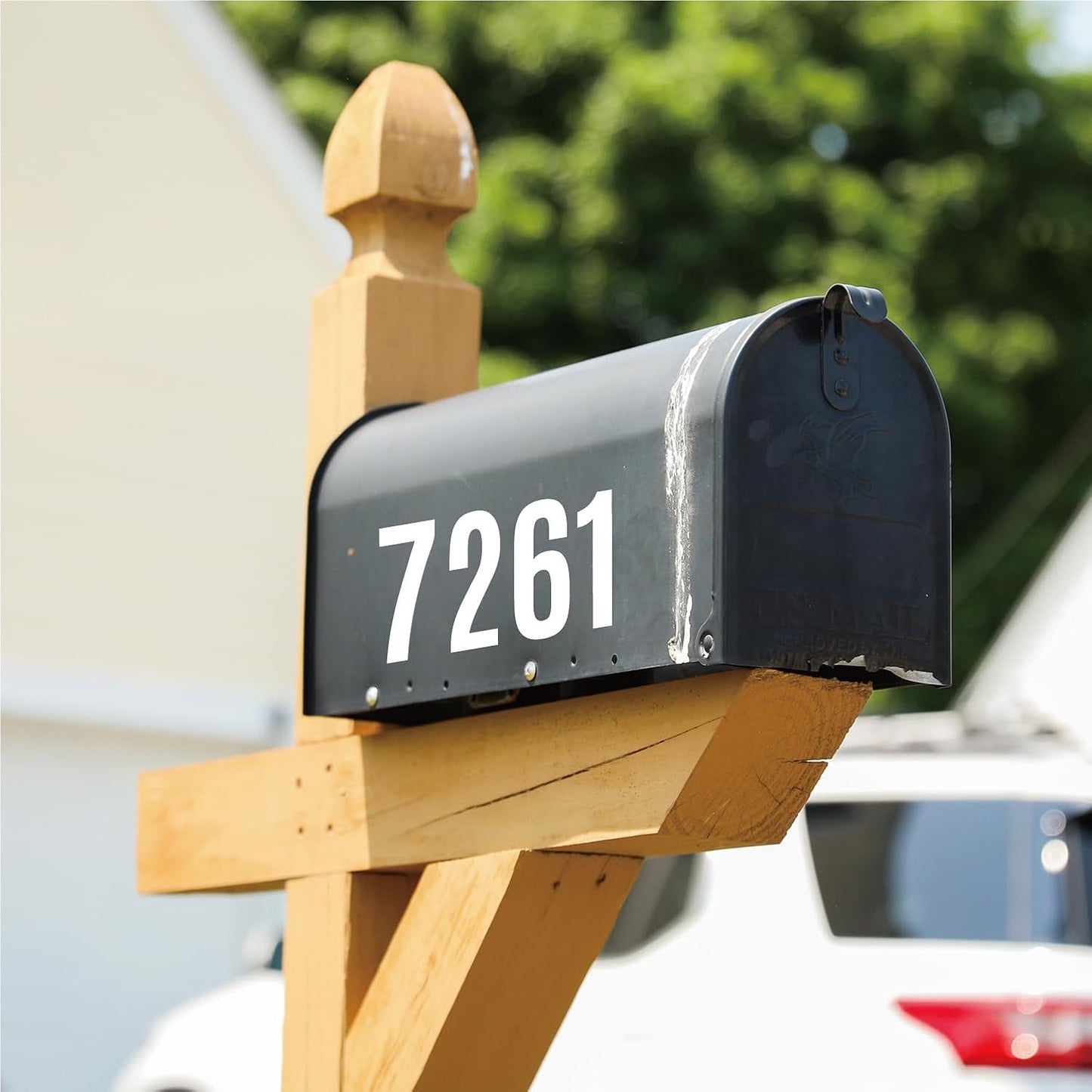 480 Pcs Waterproof 3" Vinyl Alphabet & Number Stickers - Self-Adhesive for Mailboxes, Windows, Doors, Signs, Vehicles & More, Black