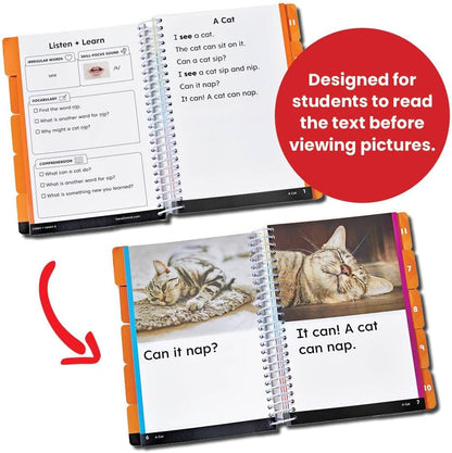 hand2mind Guided Phonics + Beyond Decodable Books Unit 2, CVC Books for Beginning Readers, Science of Reading Classroom Materials, Learn to Read Leveled Readers, Preschool Curriculum for Teachers
