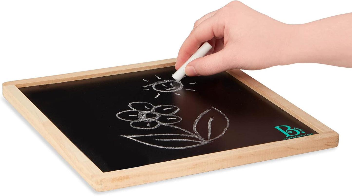 B. toys - Magnetic Alphabetic - Double-Sided Puzzle & Chalkboard - 26 Magnetic Letter-Pieces - 2-in-1 Puzzle for Kids - 3 Years +