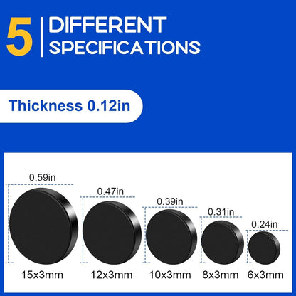 320Pcs Small Neodymium Magnets, 6x2mm Small Rare Earth Magnet Mini Magnets for Whiteboard, Office, School, STEM Measurement Kit, 3D Printing,Science Experiments