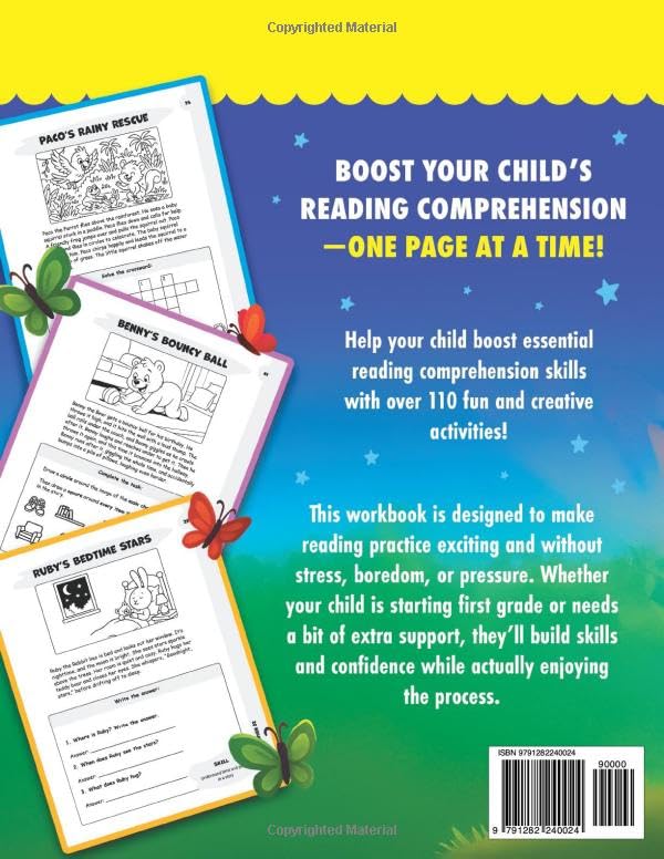 1st Grade Reading Comprehension Kickstart Workbook: 120 Fun Activities to Build Reading Skills & Confidence in Grade 1