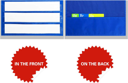 Magnetic Word Pocket Chart, 156 Double Sided Flashcards - CVC Words, First Words & 26 Letters, CVC Literacy Games, Phonics Reading and Spelling Learning Tool for Kindergarten Classroom