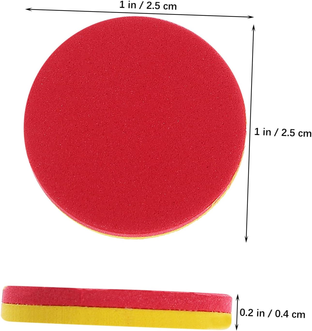 BESPORTBLE 2sets Discs Math Learning Counters Math Addition Math Counters Counting Blocks for Counting Blocks for Math Tokens Color Counting Chips 100pcs*2
