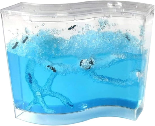 Ant Farm Ant Nest Ant House Ant Farm Box Gel Maze Ant Castle Watch Ants at Work Ant Nest Farm World Pet House Ant Habitat Ant Farm for Live Ants(Pink)