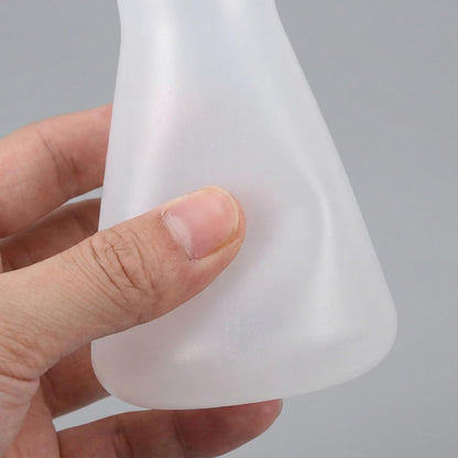 PartyKindom 10 Pcs Plastic Erlenmeyer Flask Set, 100ml Shatterproof Conical Science Flasks for Kids STEM Experiments, Classroom Education & Science Party Supplies