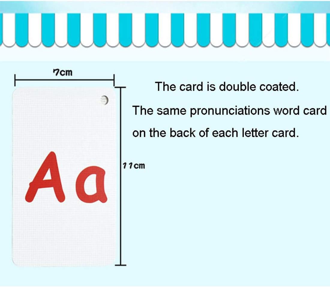26PCS/Set ABC English Alphabet 26 Letters Child Flash Cards Baby Learning Toys Kids Gift Pre-Kindergarten