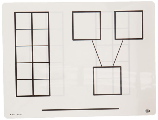 Didax Educational Resources Write & Wipe Ten-Frame Mats (211441)