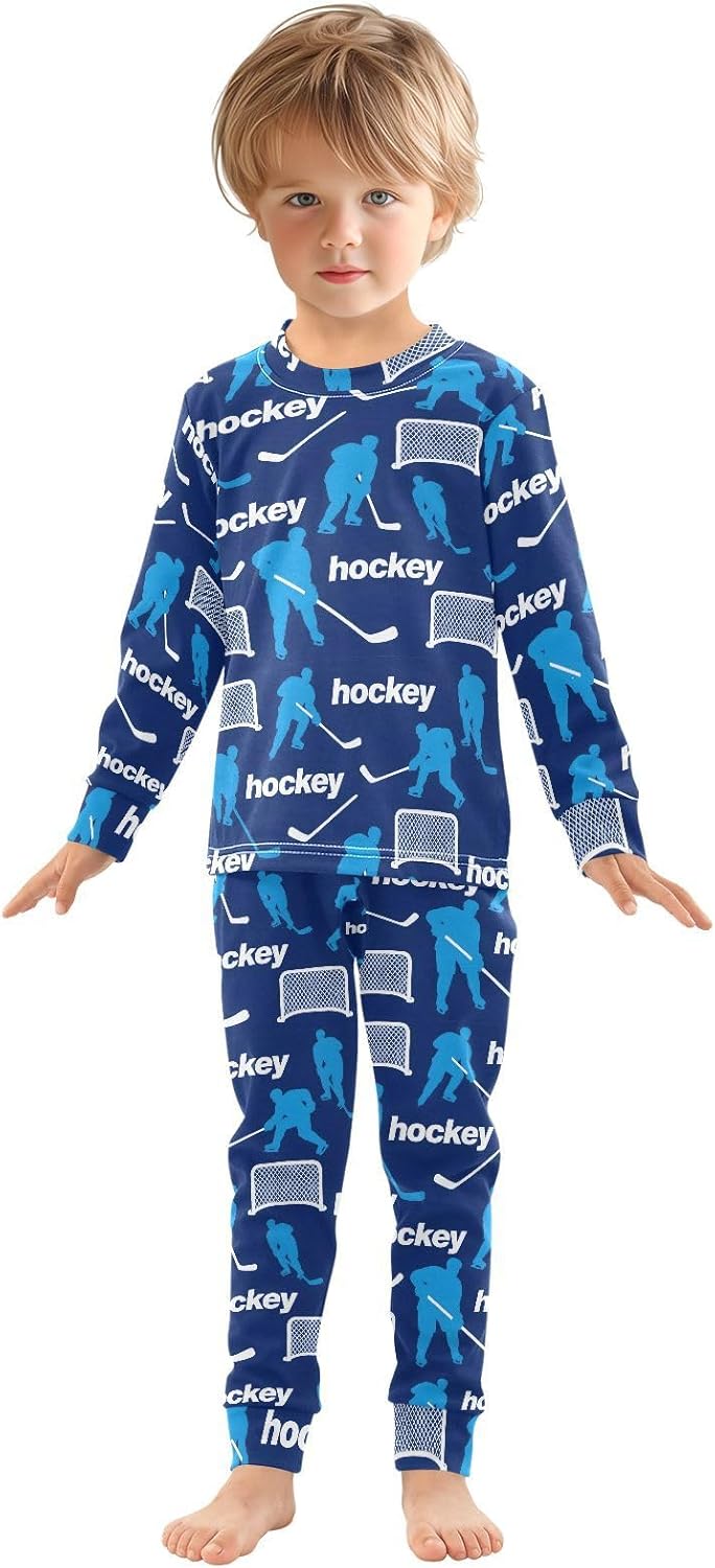 ALAZA Shark Starfish Palm Tree 2 Piece Pajama Set Long Sleeve Top and Pants Sleepwear Unisex - Colors B
