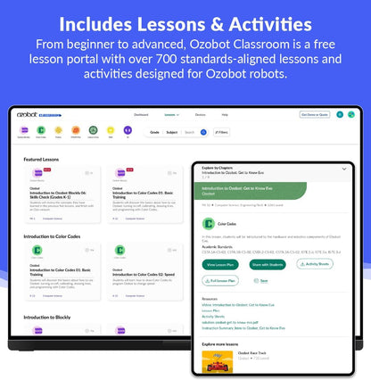 Ozobot OzoGoes to Sun, Earth & Moon STEAM Kit, Ages 8+, Learn Celestial Movements, Critical Thinking, NGSS Aligned, Group Learning, Assembly Guide, QR Digital Lessons, Robot Not Included