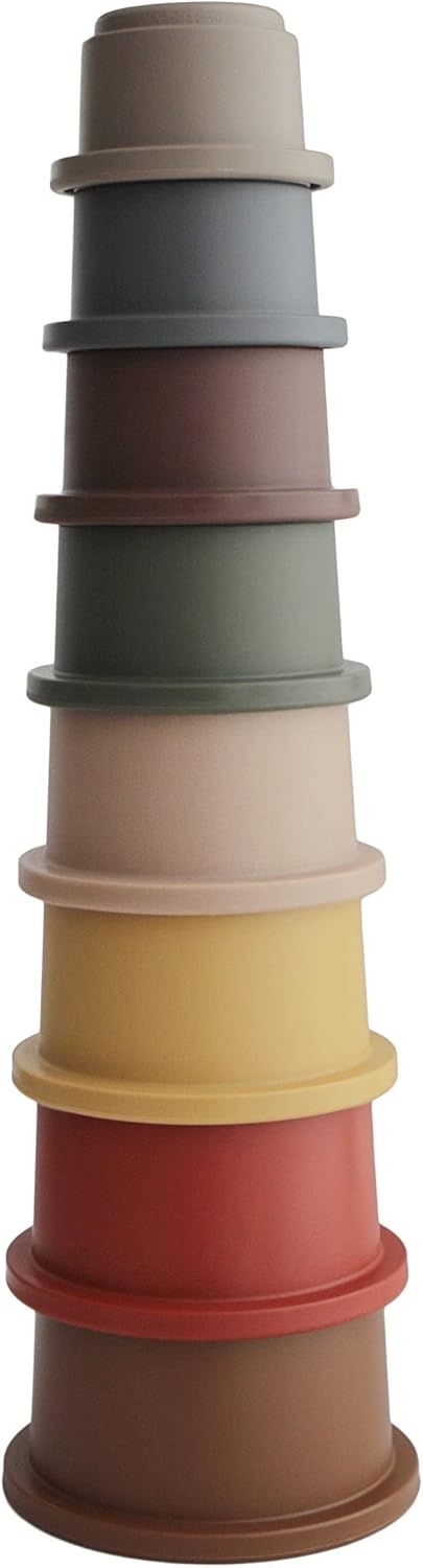 mushie Stacking Cups Toy | Made in Denmark (Original)