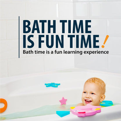 Bath Foam Alphabet Letters Toys - Non-Toxic Bathtub ABC Letters for Kids Toddlers - Premium Educational Floating Animals Puzzles with Toy Organizer for Baby Boys Girls - Set of 52 Pcs