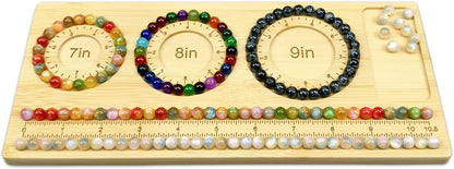Petoysoso Bead Boards for Jewelry Making, Bamboo Beading Board for Bracelet & Necklace, Jewelry Making Supplies,Bead Tray Supplies