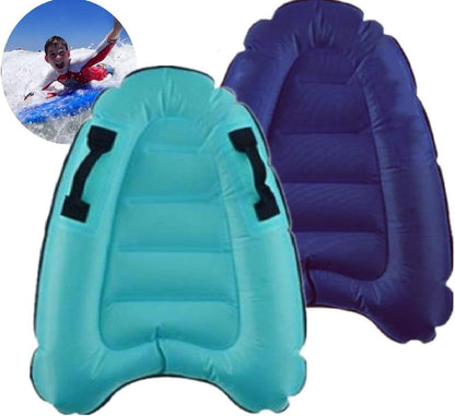 Inflatable Boogy Boards for Beach Travel Toys, 30” Cavas Slip Slide Water Park Body Surfing Board with Handles, Summer Fun Water Pool Game Toys for Kids 4,8,12 Ages