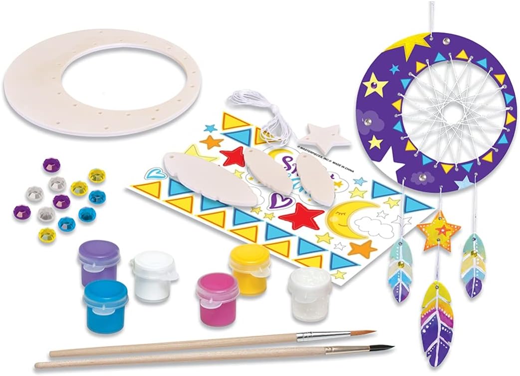 Works of Ahhh... Craft Set - Solar System Mobile Classic Wood Paint Kit