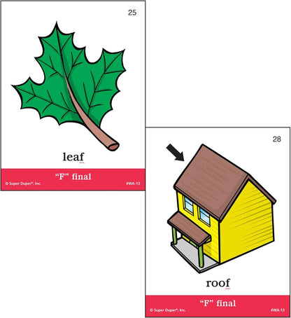 Super Duper Publications | Articulation F Sound Fun Deck | Vocabulary and Language Development Flash Cards | Educational Learning Materials for Children