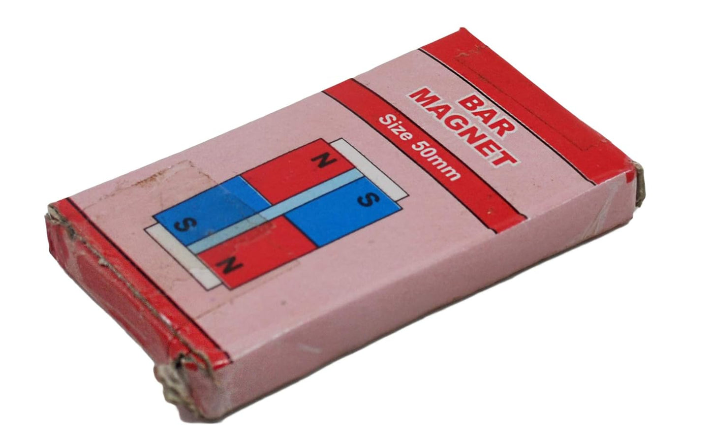 EISCO Bar Magnets, Set of 2 - Red & Blue, North/South Poles - Chrome Steel - Includes Keepers - Perfect for Physics Classrooms & Magnetism Experiments